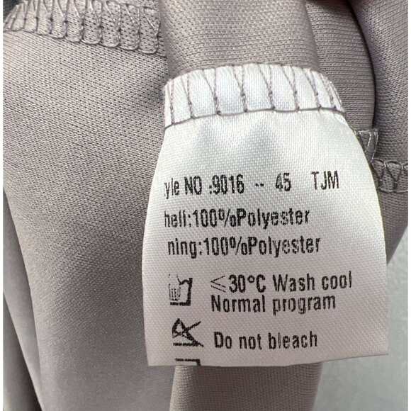 Ever Pretty NWT Gray Chiffon Fit and Flare Special Occasion Gown - Picture 11 of 11